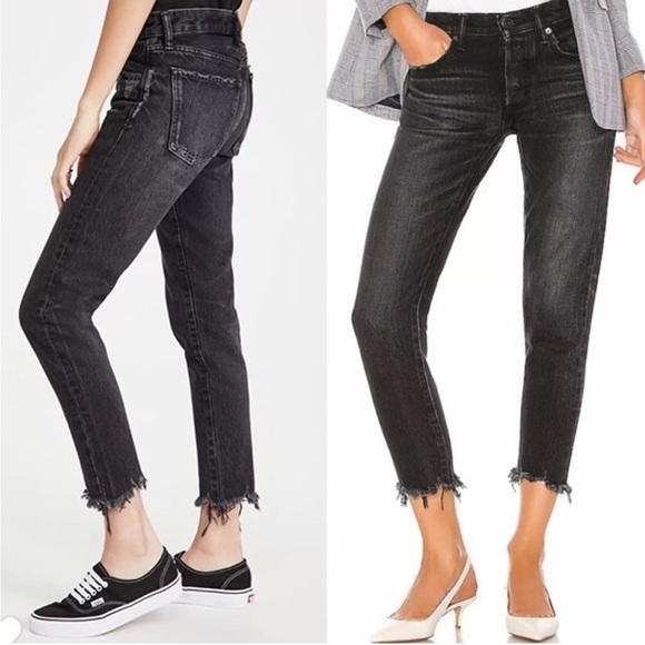 Moussy Vintage Staley Tapered Ankle Jeans, 24 - Picture 13 of 13